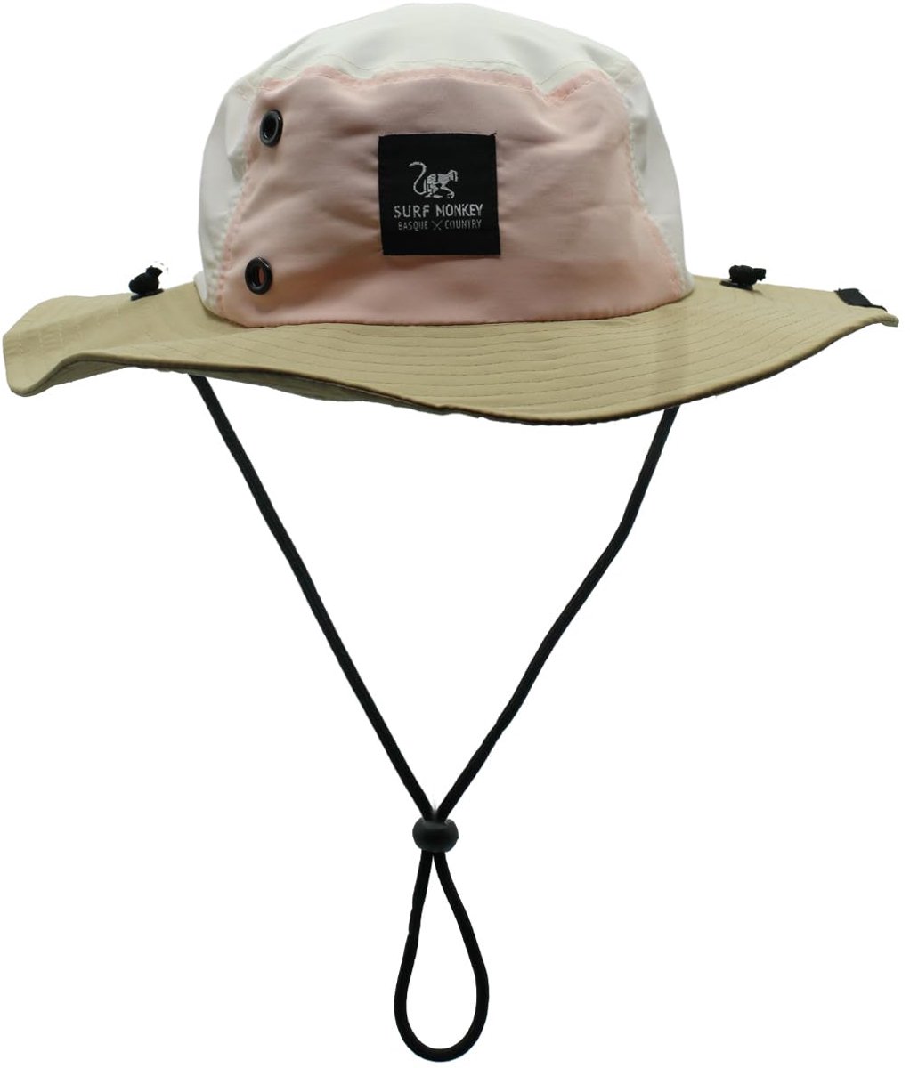Boonie Waterdichte hoed met koord dames / heren - One size (Aarde )