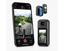 Mini Bodycam 1080P met WiFi & Charging Case – Handsfree POV Clipcamera met Magnetische Clip voor Fietsen, Outdoor & Reize