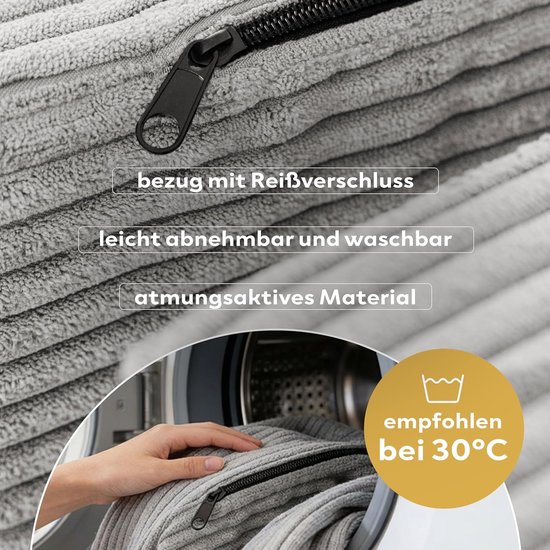 Vouwmatras Gastenmatras - Opvouwbaar Bed - Comfortabel Slapen - Extra Dik Schuim - 90 x 200 cm - Grijs — afbeelding 2
