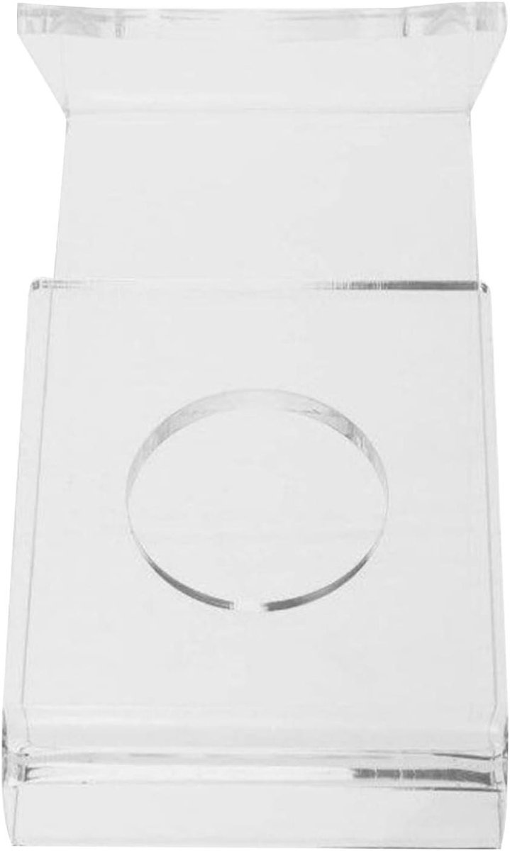 Tafelondersteuning Rackets - Display Houder - Winkel Presentatie - Versterkte Rubberdetails - 14.5 x 7 x 9 cm - Transparant