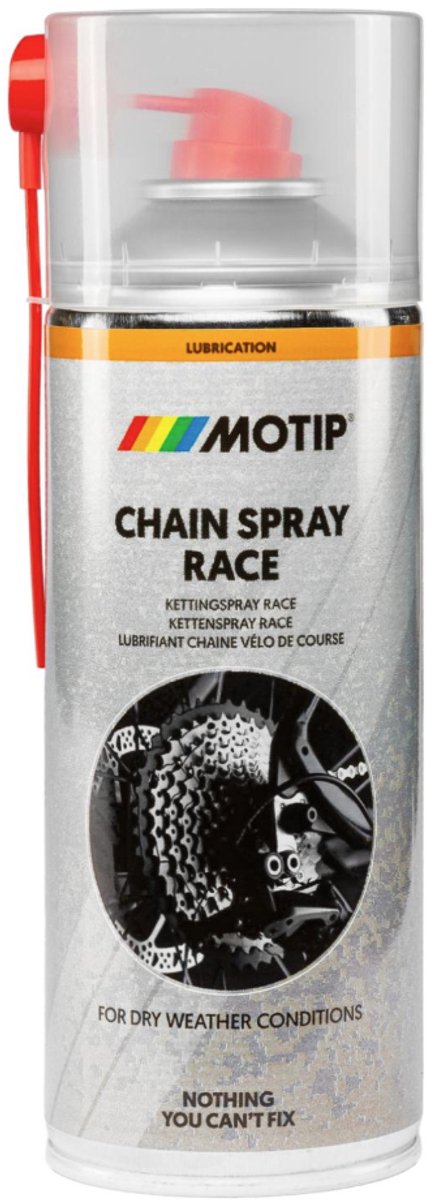 Motip cycling chain spray race smeermiddel - 400 ml.