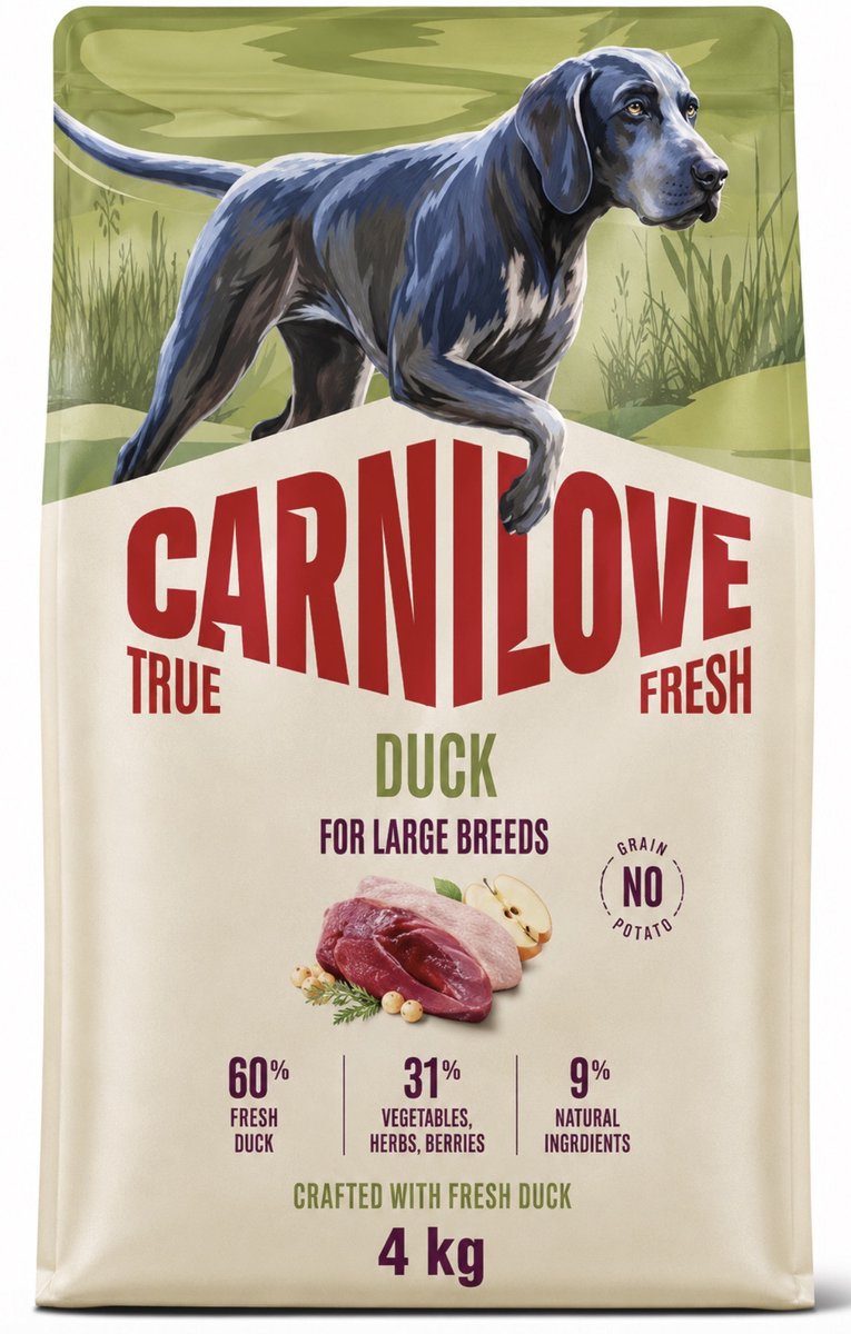 Carnilove Carnilove True Fresh Duck Large Breed 4 kg
