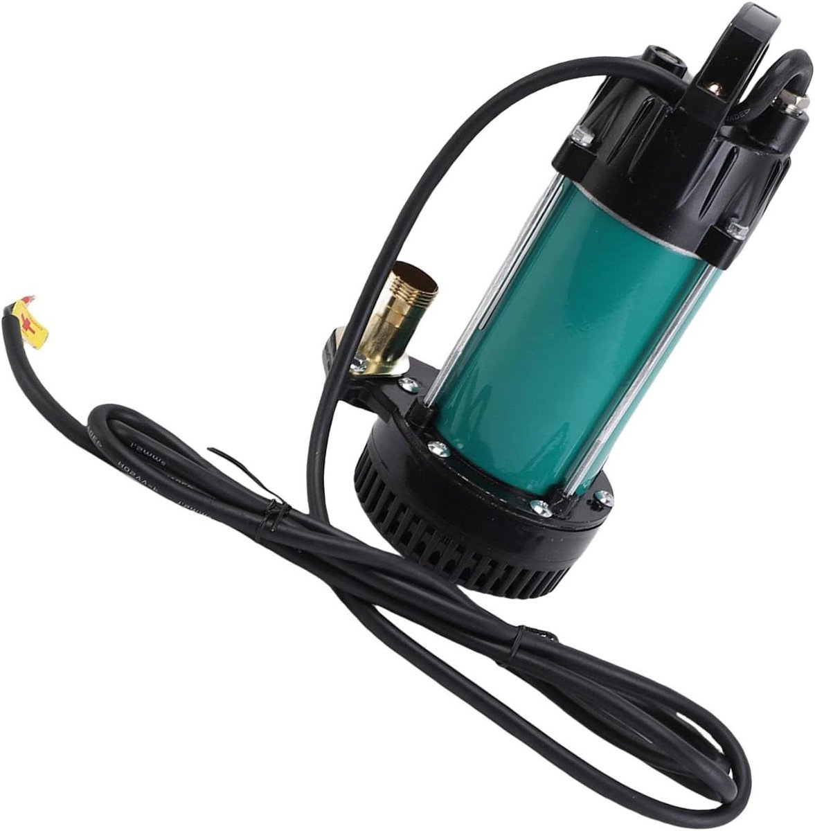 Dompelpomp - Bronwater pomp - Afvalwater verpompen - Roestvrijstalen behuizing - 22 meter kop - Zilver