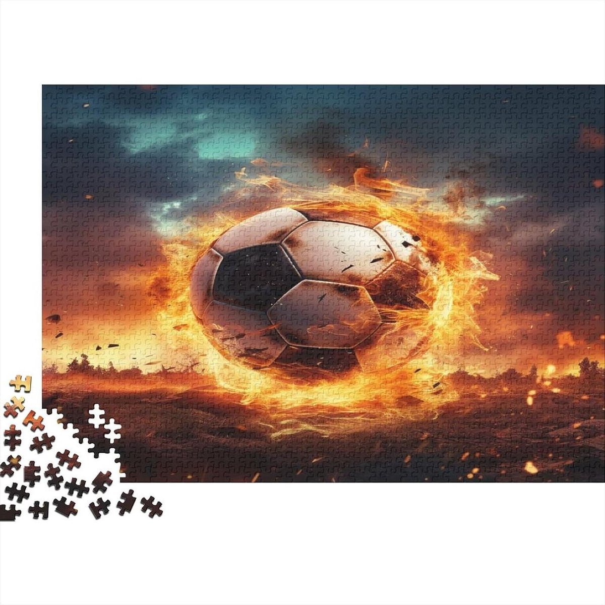 Fotopuzzel Zelf Vormgeven - Eigen Afbeelding Puzzel - Ontspanning Thuis - Unieke Stukjes Vorm - 1000 Stukjes 75x50cm - Meerdere Kleuren