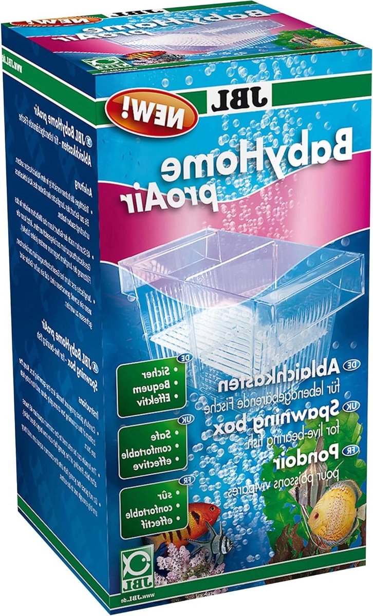 Aquarium Kweekbak - Broedbak Isolatie - Vissen Kweken - Met Luchtsteen - 20 cm - Transparant