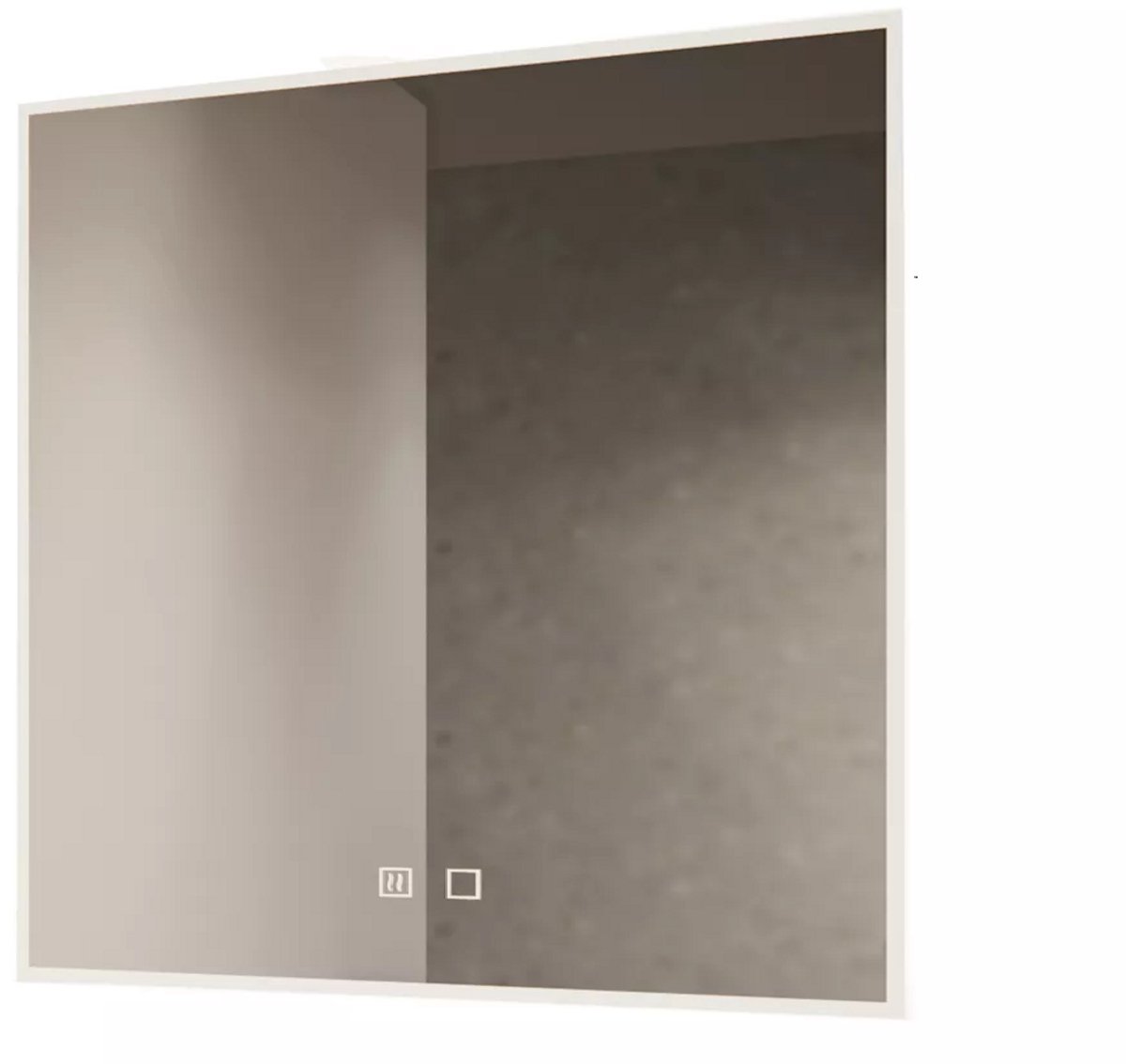 Badkamer spiegel GD Style 90cm met anticondens functie en indirecte/dimbare LED verlichting