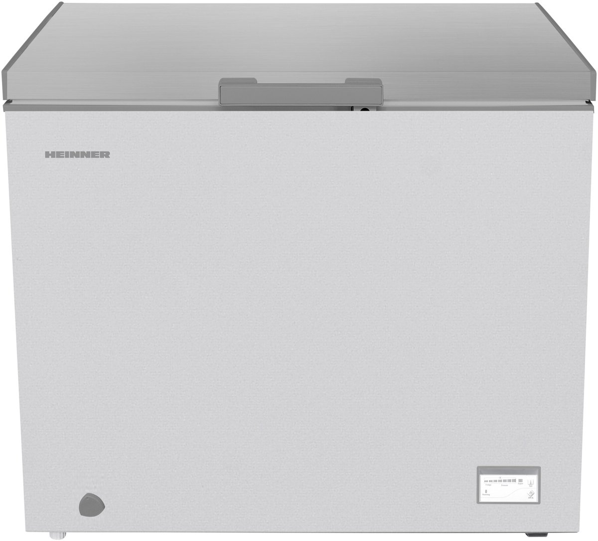 Heinner HCF-HM246CSE++ Vrieskist – 246 L – Convertible (Koelkast/Vriezer) – Elektronische Bediening – Inverter Compressor – Zilver – 5 Jaar Garantie