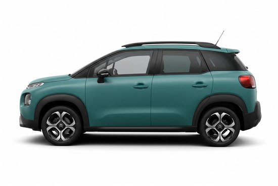 Tapis de voiture sur mesure pour Citroën C3 Aircross 2017 - présent - 4 pièces - Basic - Version : système de montage 1