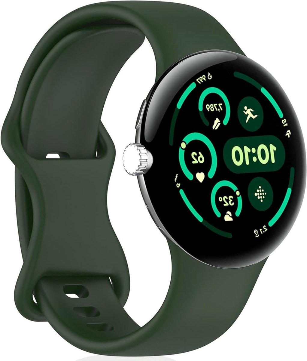 Comfortabele Silicone Sportband voor Google Pixel Watch 4 en 3 - Lichtblauw, 45mm, Ademend en Duurzaam