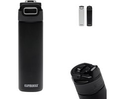 Bouteille d'eau isotherme Kambukka Elton 600 ml - Nightfall avec couvercle 3 en 1 et gourde facile à nettoyer