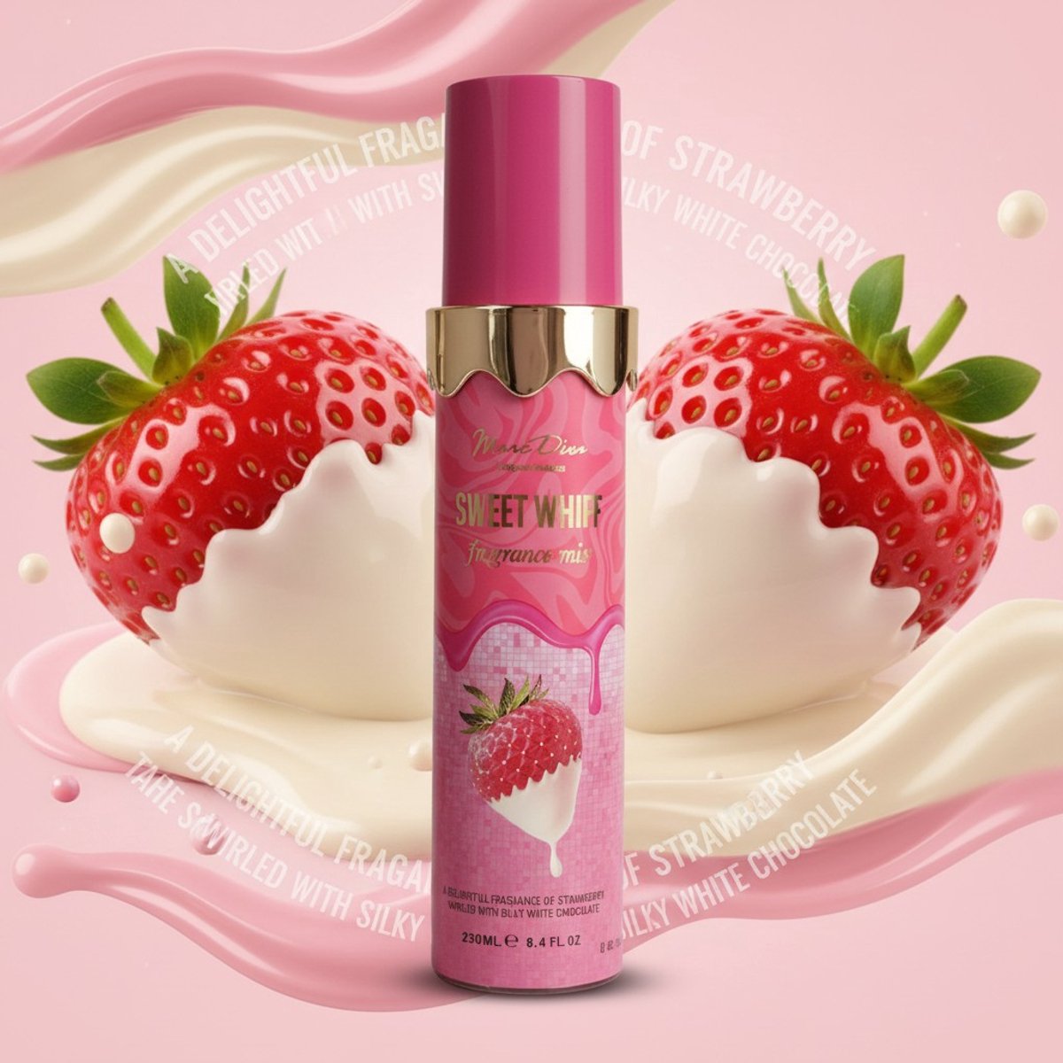 Marc Dion Sweet Whiff Body Mist Strawberry & White Chocolate 250ml