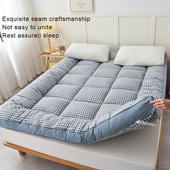 Opvouwbare Matras - Campingbed Ligstoel - Comfortabel Slapen - Vochtregulerend Design - 10 cm Dik - Grijs — afbeelding 3