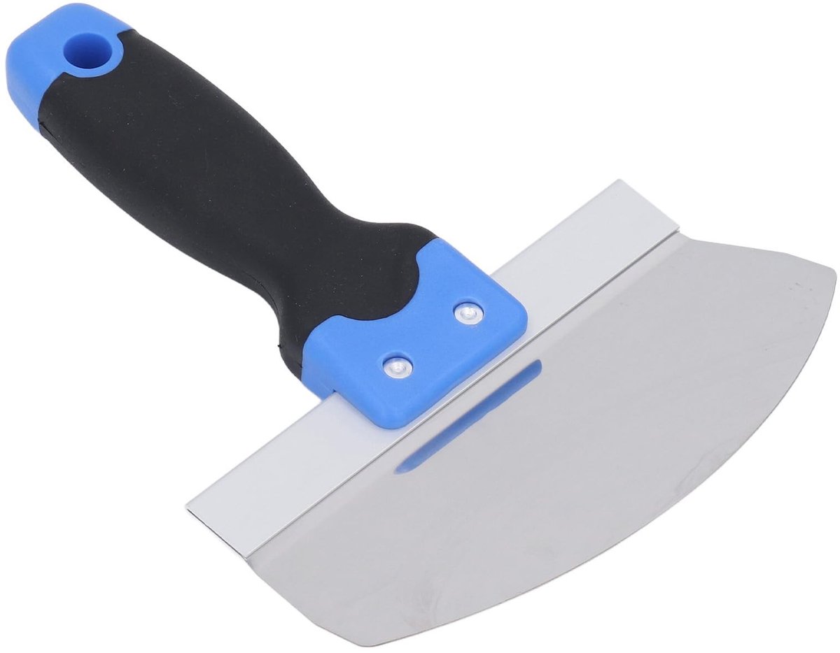 Solidchoice - Dailygoody - Curved Spatula - Ergonomisch - Lichtgewicht en Duurzaam - RVS - Voor Plafondstuc en Mortel - Gebruiksvriendelijk - Ideaal voor Klussen