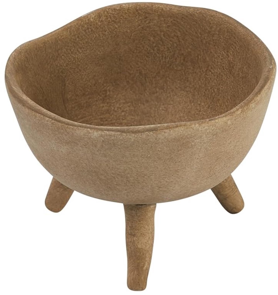 Famanu – Terracotta plantenbak, boho stijl, 10,5 cm, taupe
