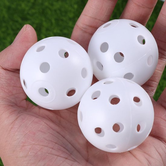 Golf Oefenballen - Golfballen Trainingsballen - Golf Oefenen - Lichtgewicht Beperkte Vlucht - 41 mm - Wit van GOLF — afbeelding 3