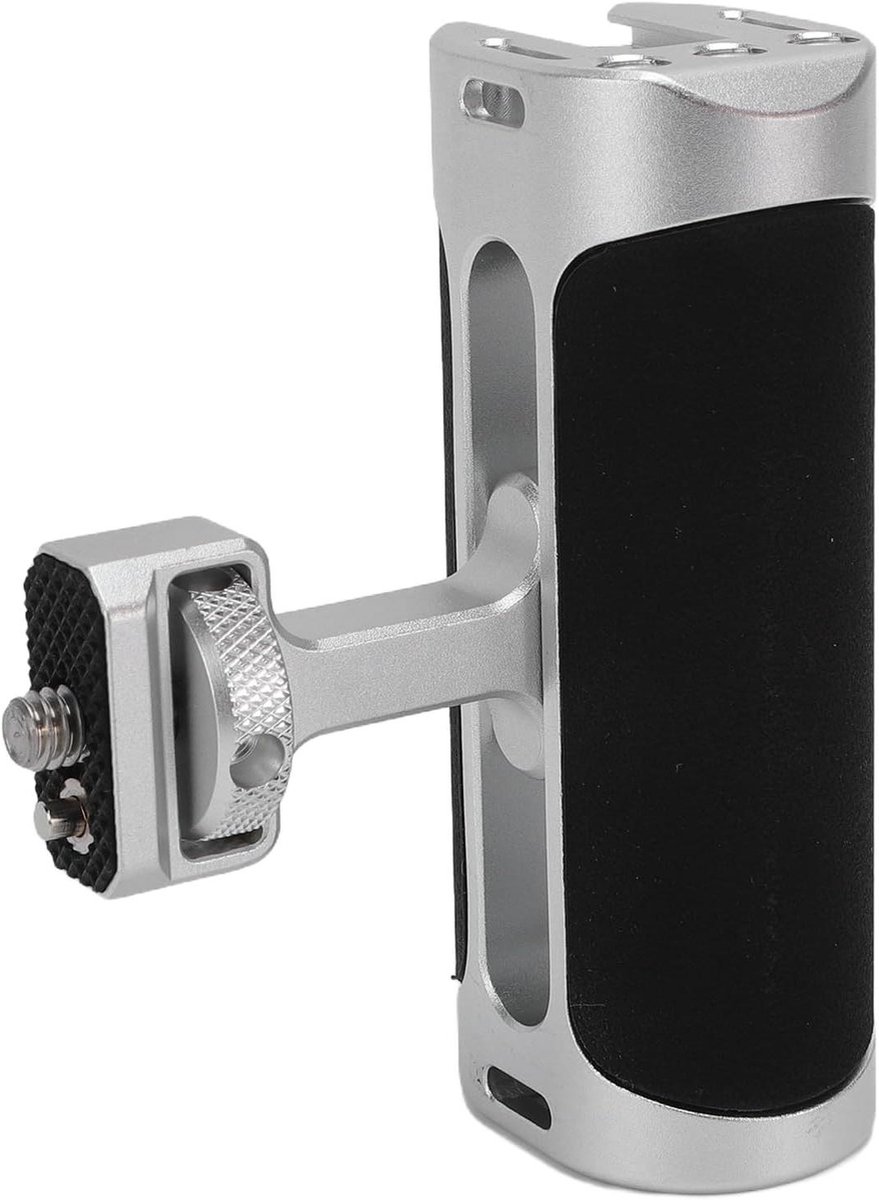 Camera Zijgreep - Handgreep Camera Stabilisator Grip - Stabiliseren van Video - Verstelbaar Links/Rechts