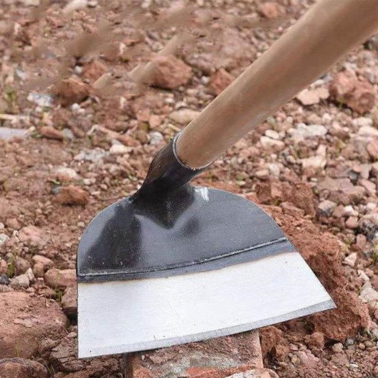 Tuin Schoffel - Onkruidverwijderaar Kop - Tuinonderhoud - Verstevigd Staal - Tot 28.5cm - Zilver — afbeelding 3