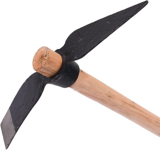 Allecto - Tuinhak Pick Axe - Multifunctioneel Handgereedschap - Stabiel en Lichtgewicht - Voor Tuinieren - Ideaal voor Graven en Wieden van Merkloos	 — afbeelding 3