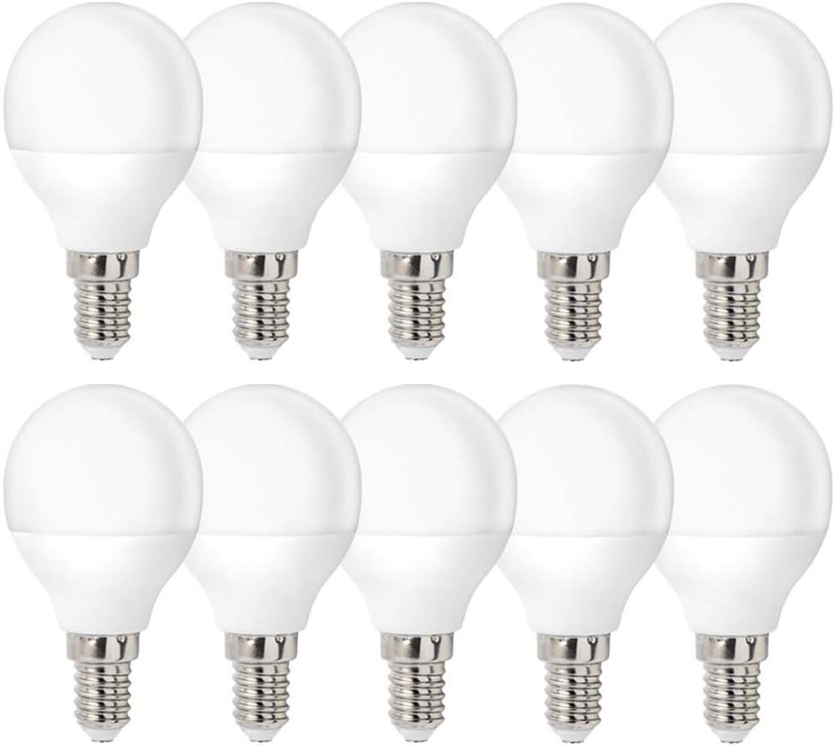 LED Lampen Druppelvorm - Mini Gloeilampen - Sfeerverlichting Creëren - Energiezuinig - 10 stuks - Koud Wit