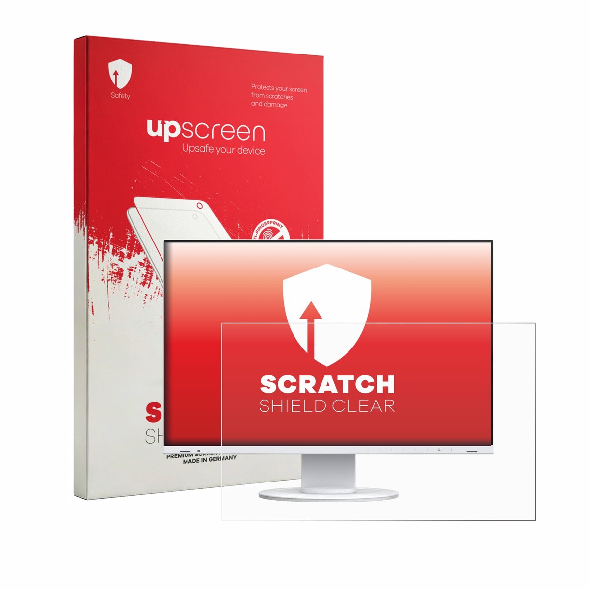 upscreen - Screenprotector voor Eizo Flexscan EV2410R - Folie Beschermfolie transparant
