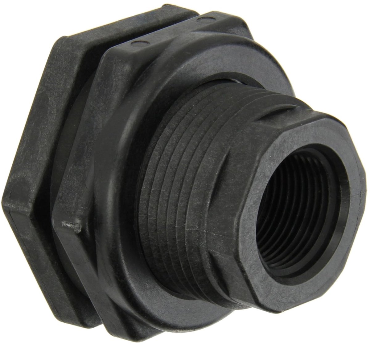 Pvc Regenwaterreservoir Kraanset 2 Stuks - 3/4 Inch Ght Bulkhead Aansluiting met Pvc Kogelkraan - Lekvrije Tankkraan voor Regenwateropslag - Geschikt voor Tuin Landbouw en Kleine Bedrijven - Eenvoudige Installatie en Duurzaam Gebruik
