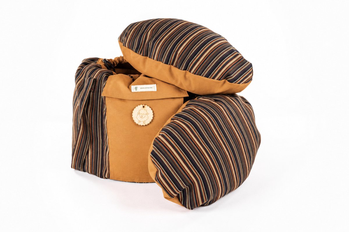 Skiep® Cognac – Energiezuinige Gaarstoof – Slowcooker zonder stroom – Lokaal en handgemaakt met Belgische schapenwol - één formaat voor kleine en grote pannen - ecologisch - wasbaar - kleine oplages - energiebesparend en relaxt koken - duurzaam