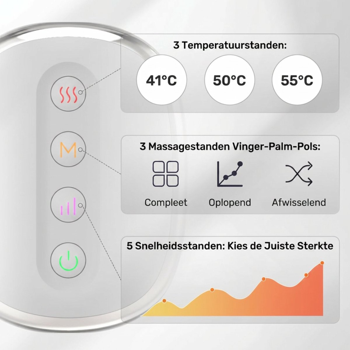Handmassage Airbag - Handmassage met warmte en compressie - afbeelding 3