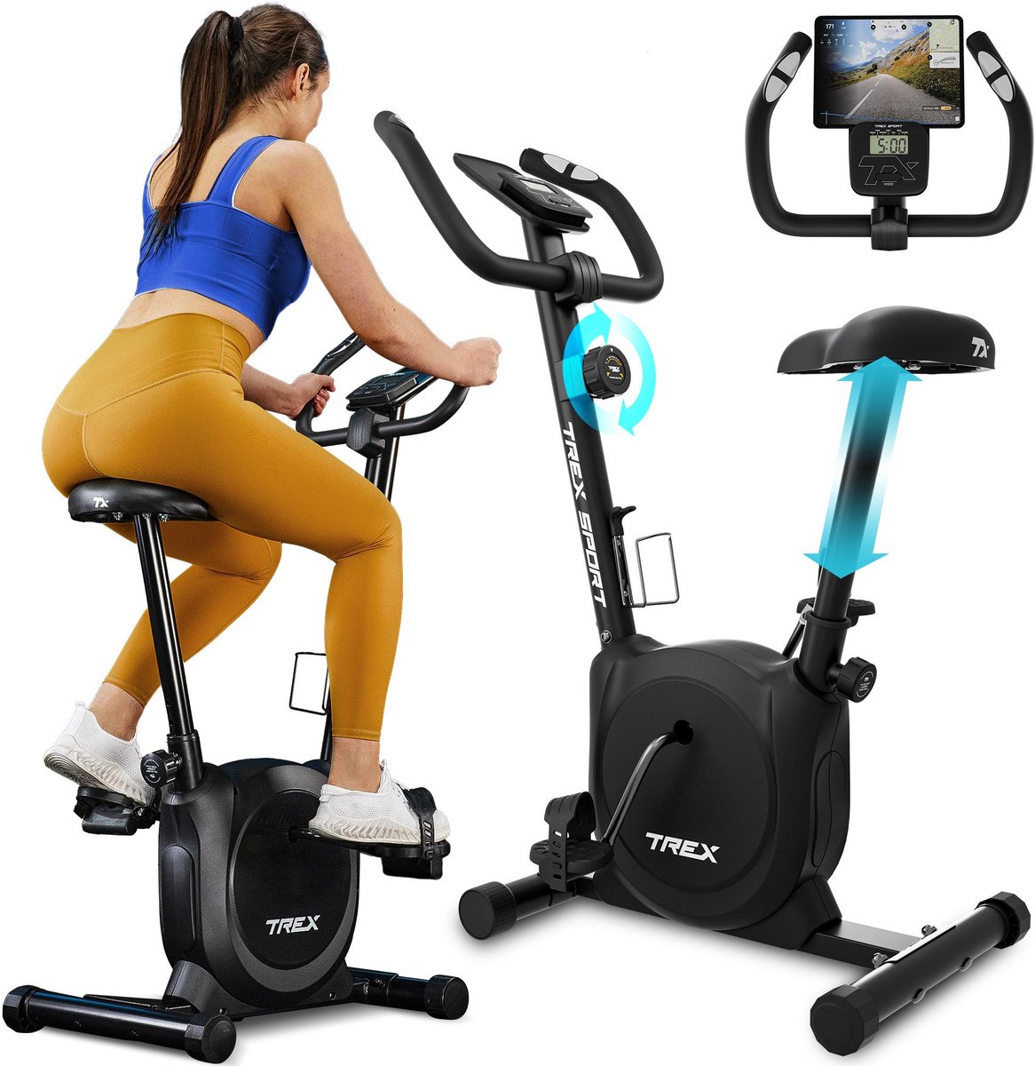 Trex Sport TX-350MB Hometrainer met 10 Weerstandsniveaus - Hegen Europe sp. z o.o. - €129,89