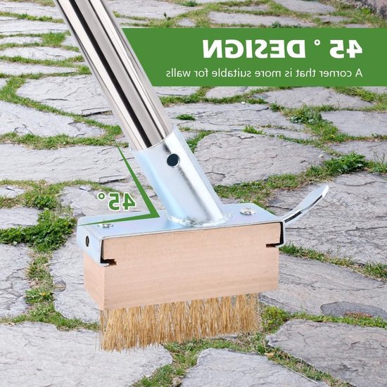 Voegenborstel Onkruidkrabber met Verstelbare Steel en Tuinhandschoenen van Merkloos	 — afbeelding 4