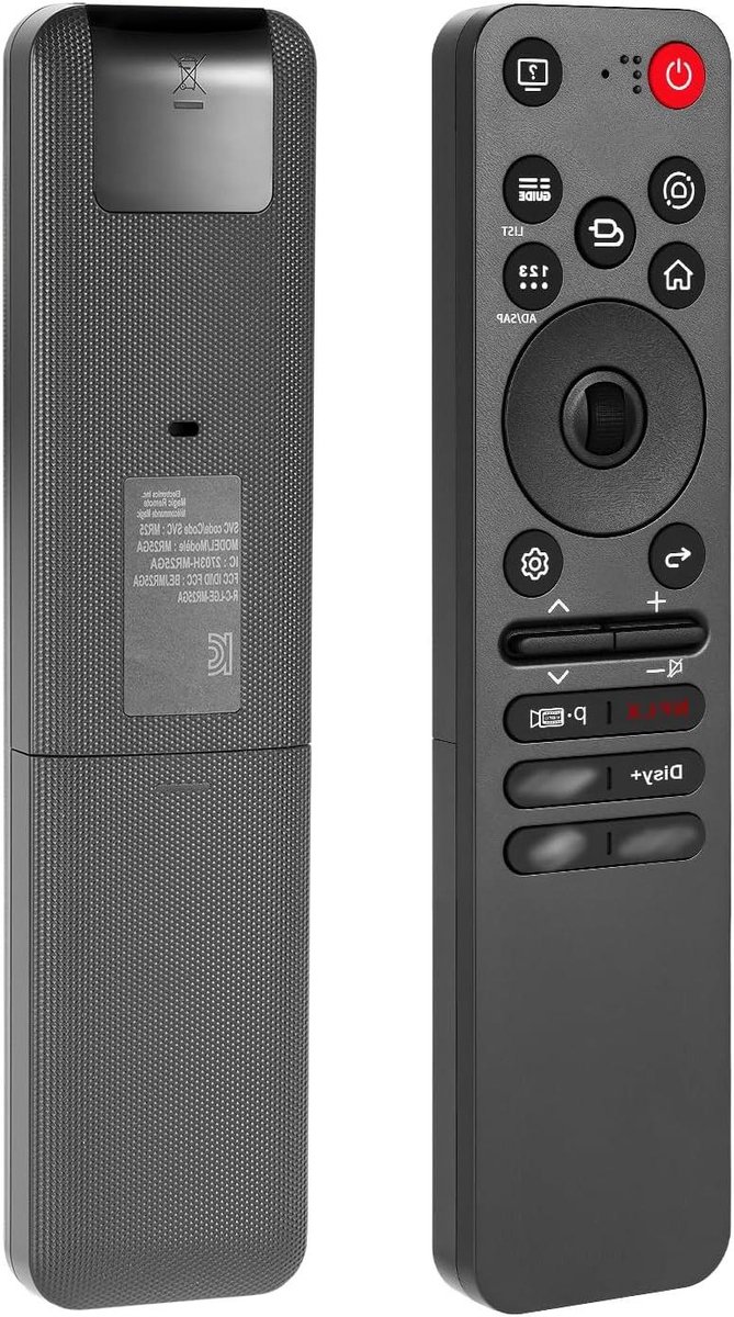TV Afstandsbediening - Universele Bediening - TV Kijken - Verbeterde Infrarood - 17.7 cm - Zwart