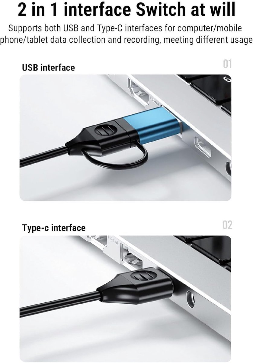Video Capture Card - HDMI USB C - Live Streaming - 100W PD Snelladen - 4K 30Hz - Grijs thumbnail 7