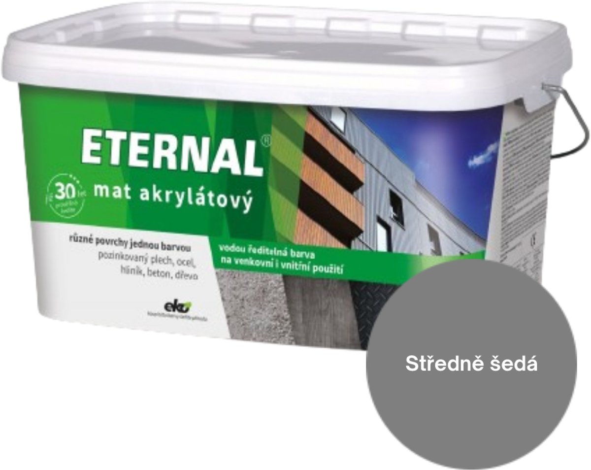 Eternal MAT Acryl 5 kg, 03 Middelgrijs