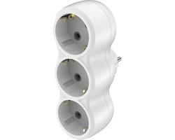 Stopcontact Splitter – Verdeelstekker – Braytron – 3 Stopcontacten – Randaarde – Kinderbeveiliging – Wit Stopcontact Splitter – Verdeelstekker – Braytron – 3 Stopcontacten – Randaarde – Kinderbeveiliging – Wit