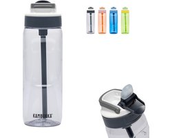 Kambukka Lagoon waterfles 750ml - Clear 2.0 - met geïntegreerd rietje - 100% lekvrij