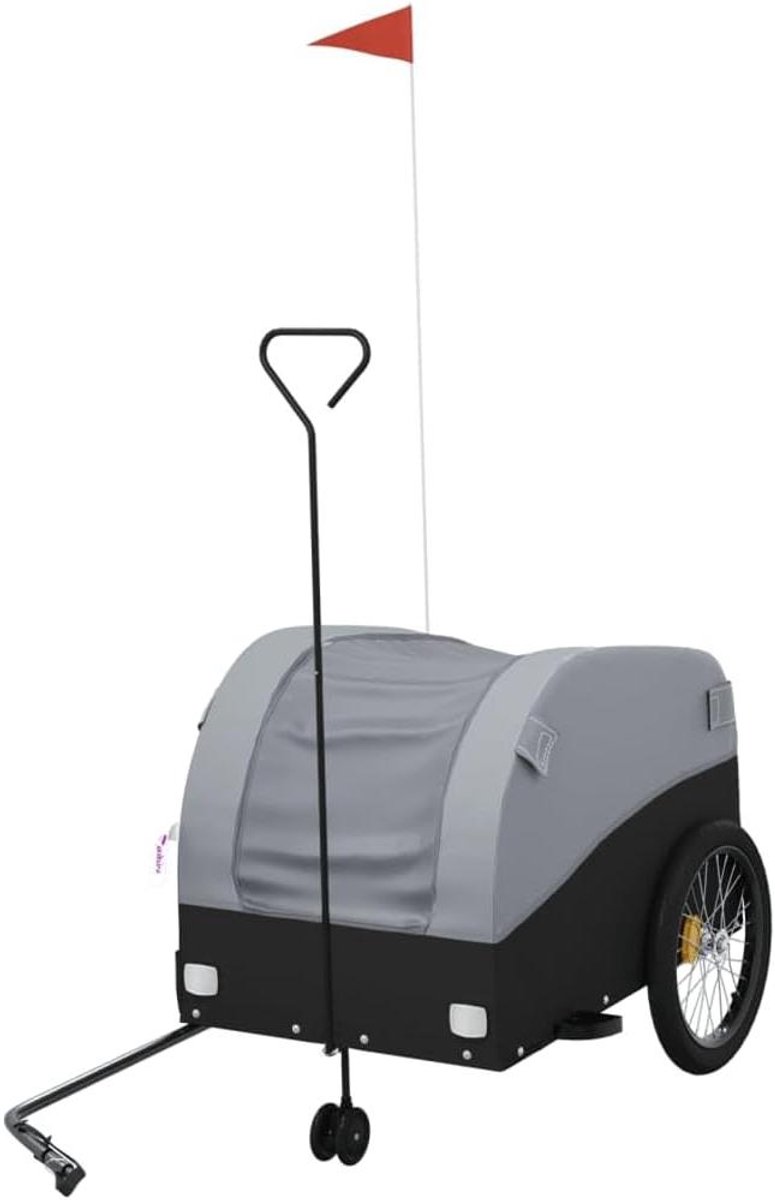 Fietskar - Transportkar Buggy - Zware Lasten Vervoeren - 45 kg Draagvermogen - 133 x 68 cm - Grijs