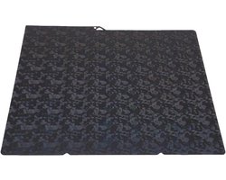 Dubbelzijdige Bouwplaat - 3D Printer Bed - 3D Prints Bevestigen - PEF/PEY Star & Flake - 264x276mm - Zwart