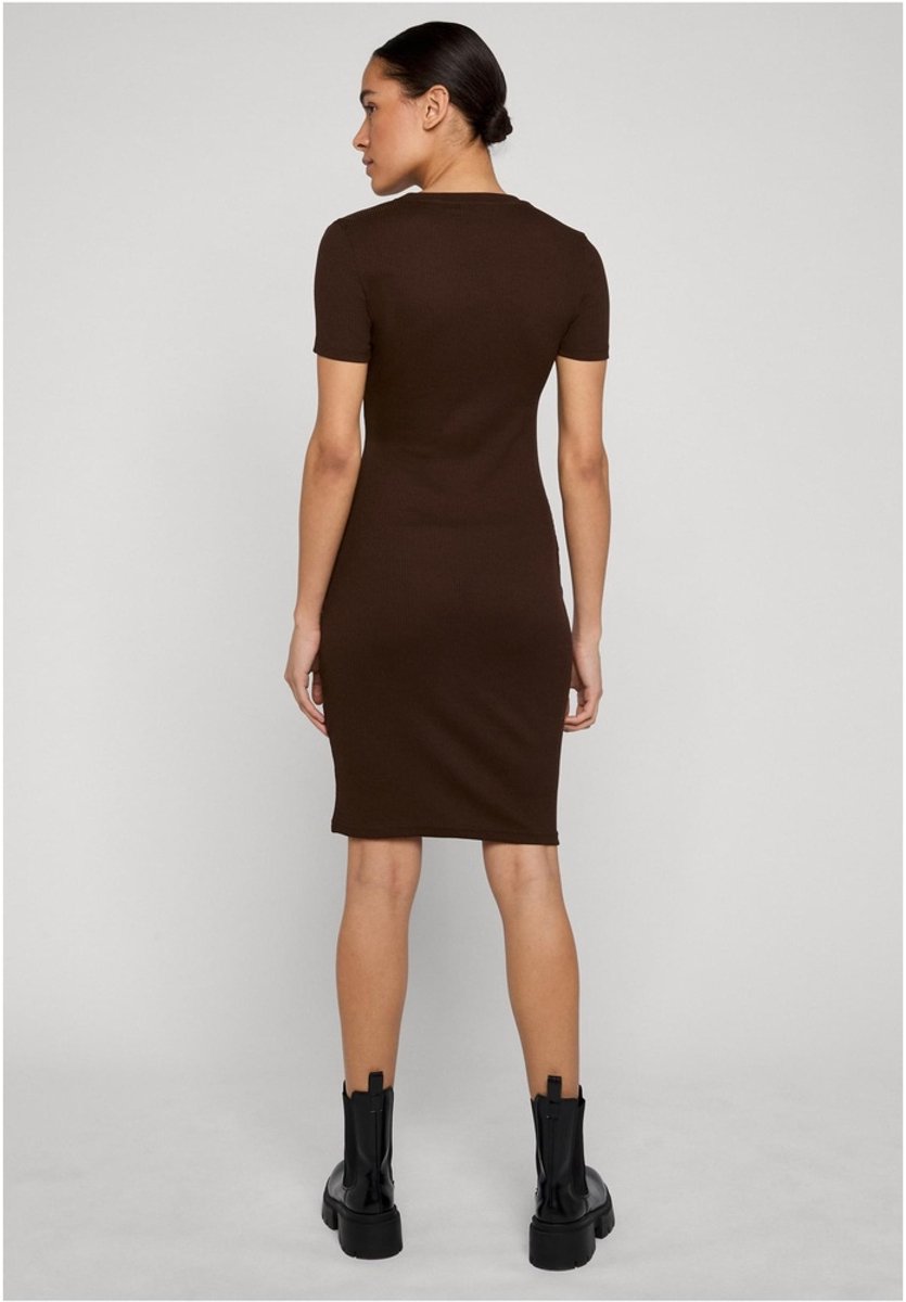 Urban Classics Basic Slim Fit TShirt Dress Korte jurk 4XL Bruin