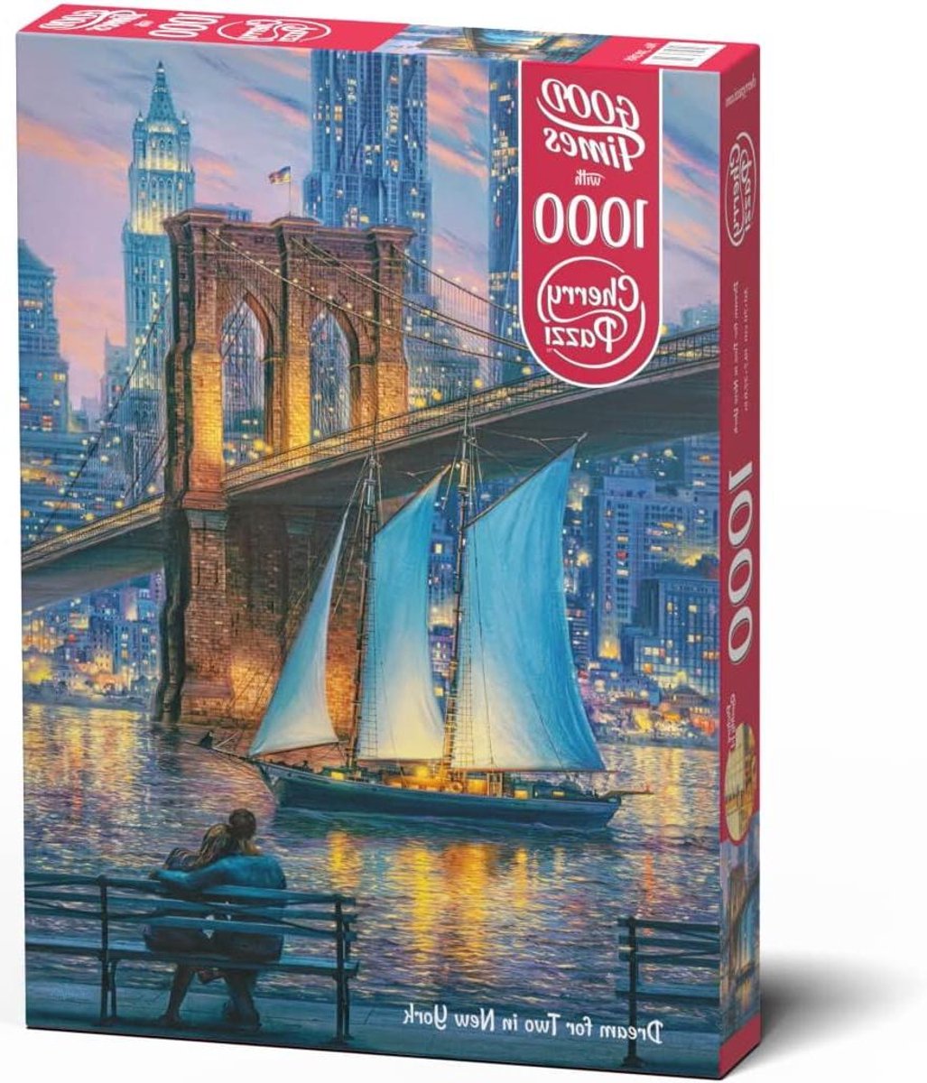 Legpuzzel Stad - Romantische Puzzel - Ontspannen Vrije Tijd - Precisie-snijtechnologie - 1000 Stuks - Niet gespecificeerd