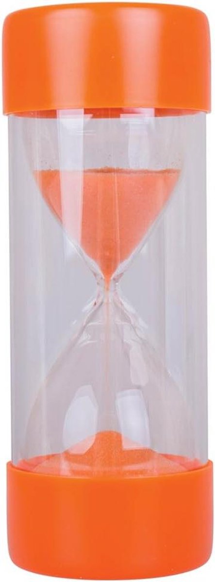 Zandloper - Timer Zandklok - Concentratie Oefenen - Impact bestendig - 10 Minuten - Oranje