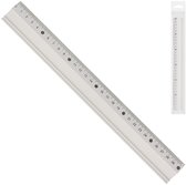 Règle 30cm en aluminium anti-dérapant - règle de patron pour la couture et plus