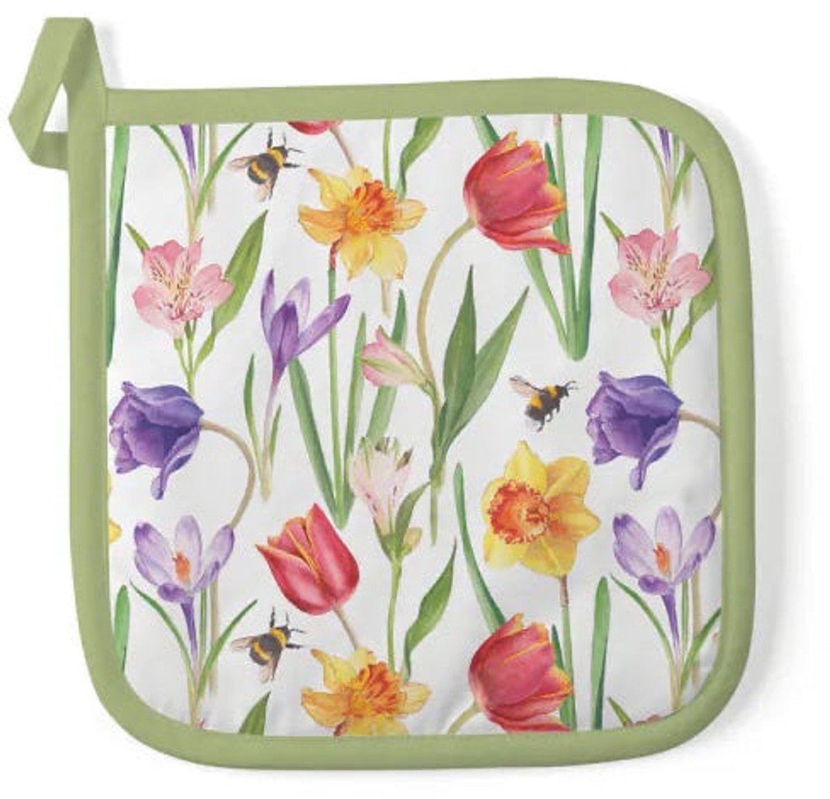 Ambiente Pannenlap Flowers in Spring 20x20cm