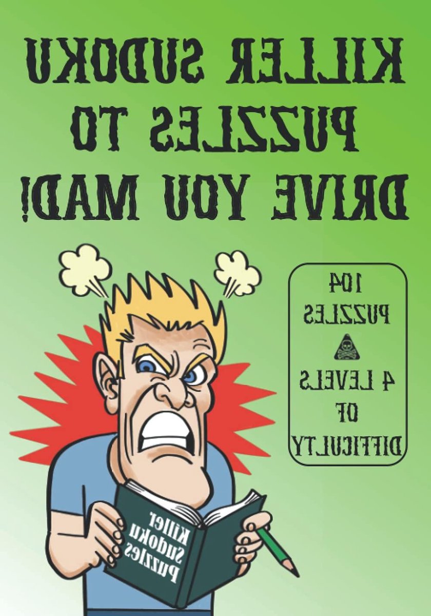 Killer Sudoku Puzzelboek - Sumdoku Puzzels - Hersenen Trainen - Variatie op Sudoku - 17.78 x 0.64 x 25.4 cm