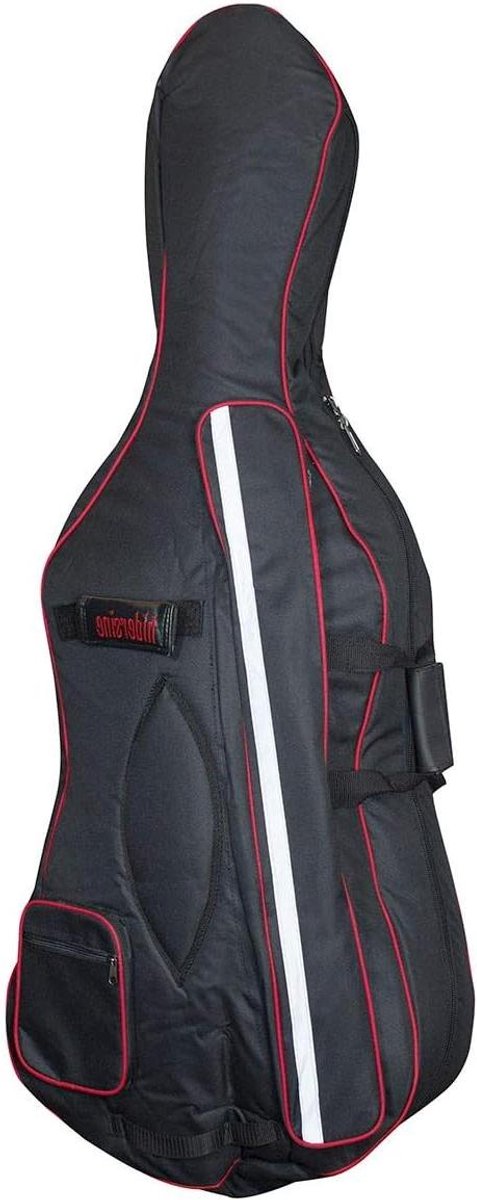Cellotas - Gigbag Cello - Instrument Beschermen - Extra Brug Bescherming - 1/2 Size - Zwart