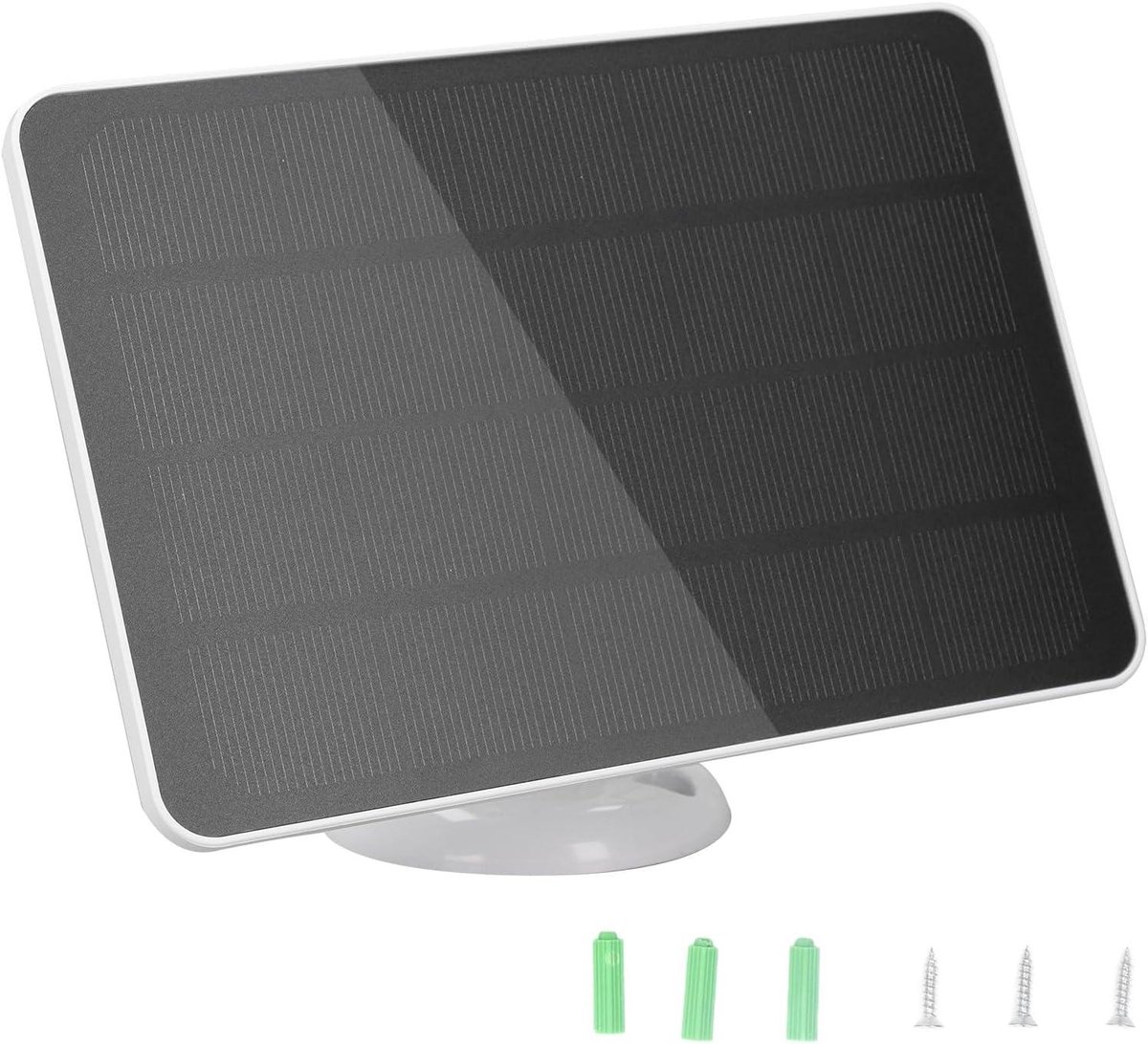 Zonnepaneel Camera Oplader - Draagbare Solar Charger - Camera Energie Leveren - IP65 Waterdicht Ontwerp - 10 Watt - Zwart