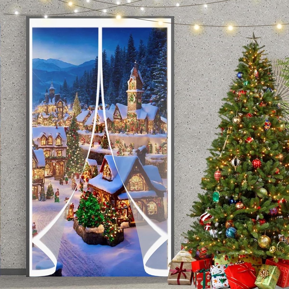 Magnetisch Gordijn - Isolatie Deur - Warmte Binnen Houden - Automatische Sluiting - 275 x 75 cm - Transparant