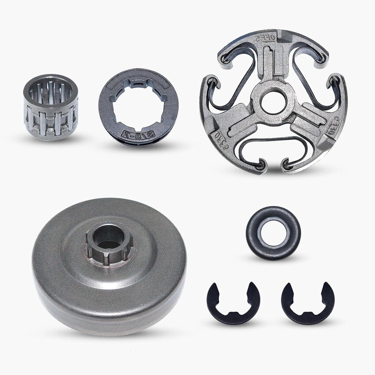 Kettingzaag Onderdelen - Motorzaag Kit - Boomonderhoud - Complete Vervangingsset - 3/8" 7 Tand - Metaal