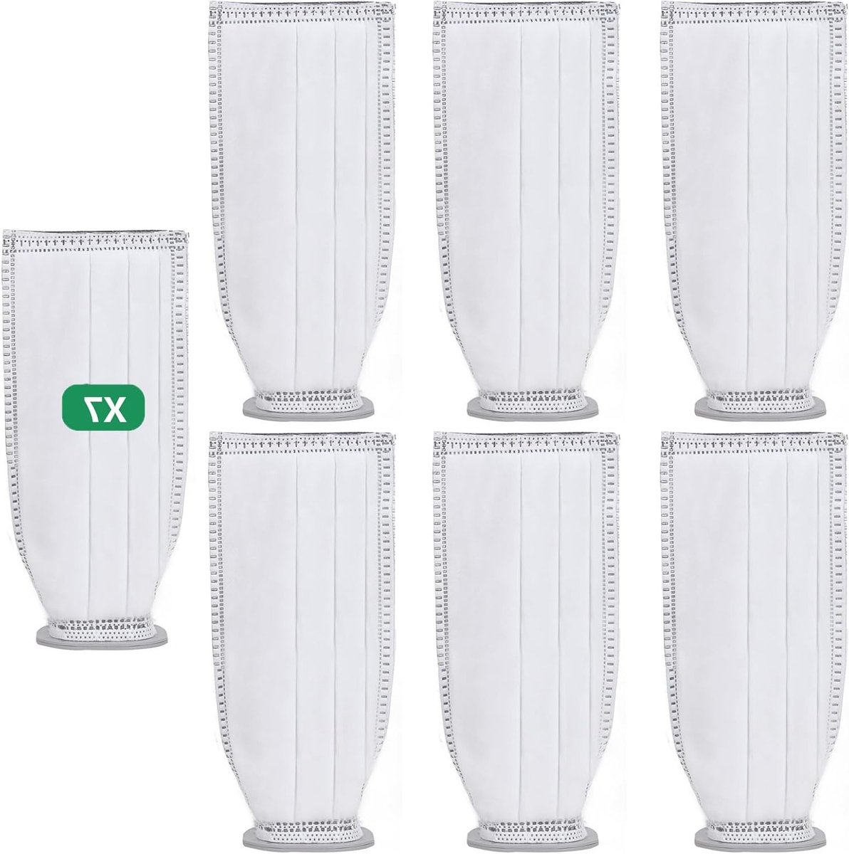 7 Stuks Stofzuigerzakken voor Draadloze Stofzuiger, Premium Filterzakken en Reserveonderdelen voor Efficiënte Stofopname