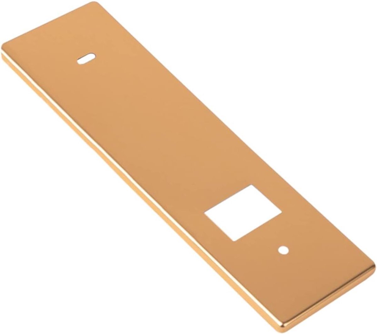 Afdekplaat voor riemwikkelaars - Afdekplaat Wikkelplaat - Rolluiken Afwerken - Aluminium Materiaal - 165 cm - Goud