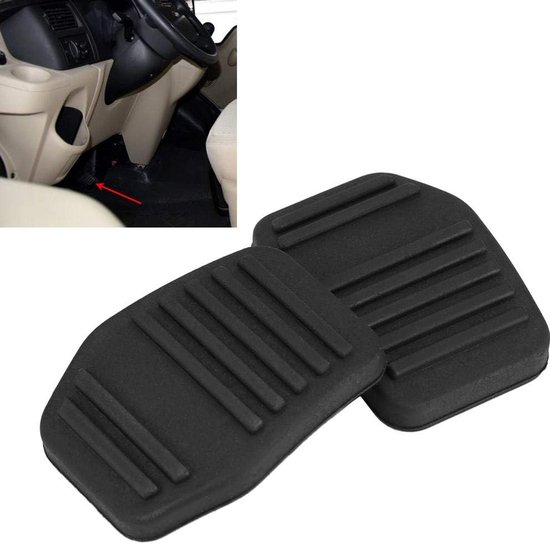 Pedaal Covers - Remkoppeling Gaspedaal - Veiliger Rijden - Automotive Kwaliteit Rubber - 63 x 47mm - Zwart van Merkloos — afbeelding 3