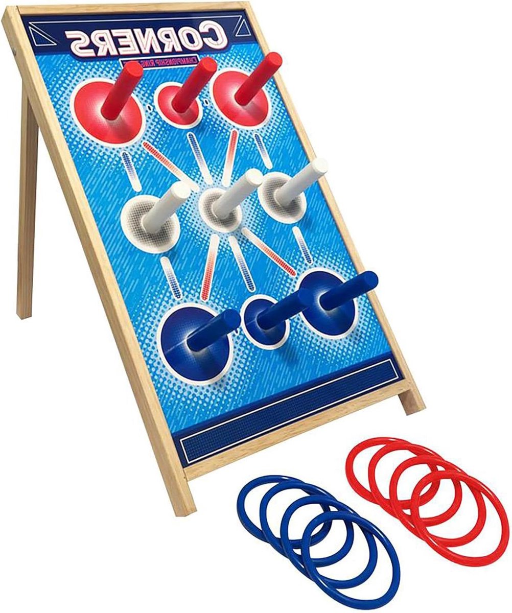 Ring Toss Spel - Gooispel - Feestspel - Onbeperkt scoren - 90x55 cm - Meerkleurig